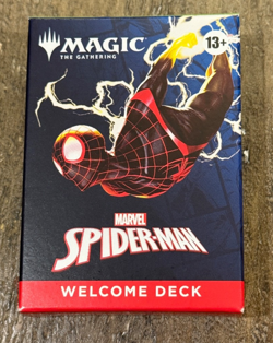 MTG Magic The Gathering Marvel's Spider-Man 30 Card Welcome Deck GREEN AND BLACK - Image 1