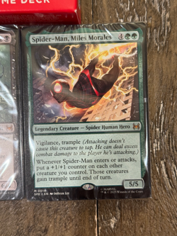 MTG Magic The Gathering Marvel's Spider-Man 30 Card Welcome Deck GREEN AND BLACK - Image 5