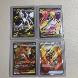 Pokemon Mega Evolutions Full Art 4 Card Lot - Image 1