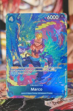 One Piece Card Game- Marco PRB02-008 Alt Art English Mint TCG OP NM - Image 1