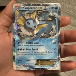 Vaporeon EX - 24/83 - Pokemon Generations XY Ultra Rare Card LP - Image 2