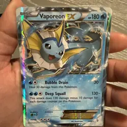 Vaporeon EX - 24/83 - Pokemon Generations XY Ultra Rare Card LP - Image 3