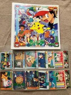 Pokemon Anime Collection, Top Sun, Shieldas card file included - Image 1