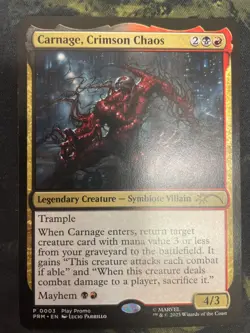 MTG Spider-Man Carnage, Crimson Chaos - Promo - - Image 1
