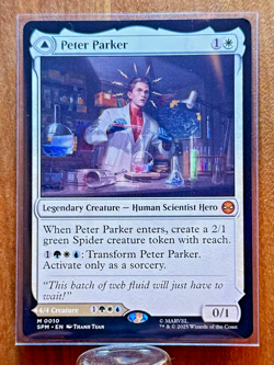 MTG Peter Parker Amazing Spider-Man Mythic 0010 SPM Marvel's Spider-Man NM - Image 1