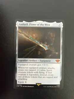 Anduril, Flame of the West Universes Beyond Lord of the Rings Mtg 236 Mythic - Image 1