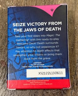 MTG Magic The Gathering Marvel's Spider-Man 30 Card Welcome Decks: BLACK AND RED - Image 2