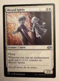 Blessed Spirits, Jumpstart 2022, LP MTG Magic - Image 1
