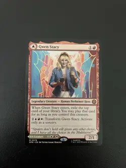 Gwen Stacy - Ghost Spider - MTG - Spider-Man Regular Mythic Rare 78 - Image 1