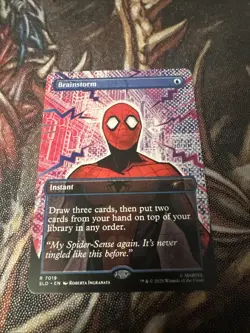 MTG Brainstorm (7019) *Non-Foil* Secret Lair: Spider-Man Bonus Card MT/NM - Image 1
