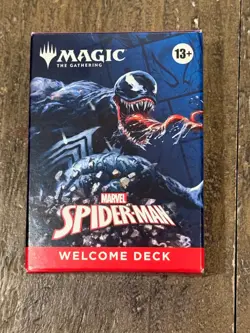 MTG Magic The Gathering Marvel's Spider-Man 30 Card Welcome Deck Black - Image 1