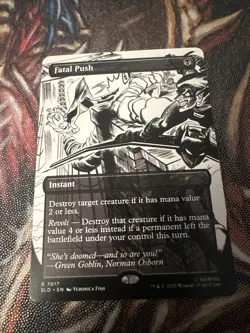 MTG Spider-Man FATAL PUSH 7017 SECRET LAIR DROP RARE - Image 1