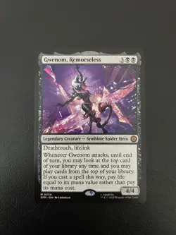 Gwenom Remorseless - MTG - Spider-Man Regular Mythic Rare 56 - Image 1