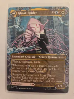 Gwen Stacy (0209) (Borderless) Marvel's Spider-Man Regular Mythic Rare MTG - Image 2