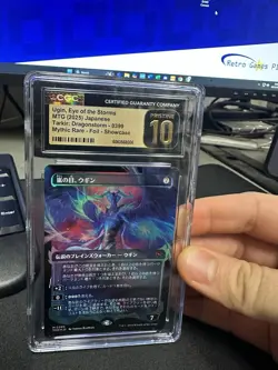 [CGC 10 Pristine MTG] UGIN, EYE OF THE STORMS Tarkir Dragonstorm Ghostfire Foil - Image 1