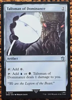 ✨Talisman of Dominance✨ MTG | Universes Beyond: Doctor Who | NM/M | U 0250 - Image 1