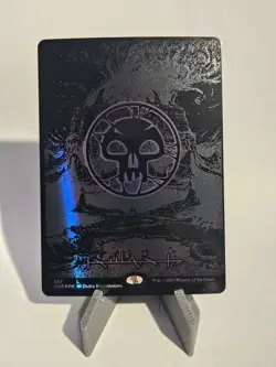 Swamp NM Phyrexian Full Art Oil Slick Raised Foil MTG Phyrexia All Will Be One - Image 1