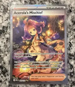 Acerola's Mischief 183/132 SIR Pokemon Mega Evolution, pack fresh - Image 1