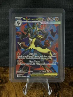 Pokemon Mega Evolution Mega Lucario EX Ultra Rare #160 Pack Fresh - Image 1