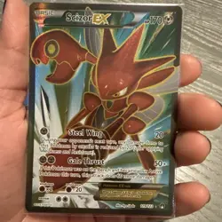 Pokemon Scizor EX Full Art XY Breakpoint 119/122 Near Mint Condition - Image 2