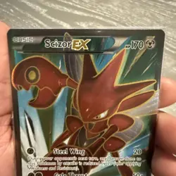 Pokemon Scizor EX Full Art XY Breakpoint 119/122 Near Mint Condition - Image 3