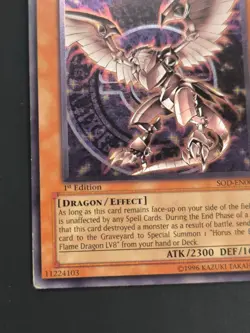 Horus The Black Flame Dragon LV6 - SOD-EN007 - Ultimate Rare 1st ed - MP Yugioh - Image 5