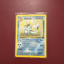Pokemon TCG Vaporeon 12/64 - Base Set (1999) - WOTC Vintage Card - Image 3