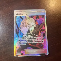 Gladion Full Art Holo Rare Card 109/111 Sm-Crimson Invasion Near Mint English - Image 1