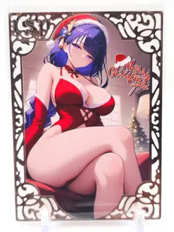 Goddess Story - Pink Metal Waifu Card - Raiden Shogun - NUMBERED #/100 - Image 1