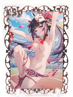 Goddess Story - Pink Metal Waifu Card - Sparkle - NUMBERED #/100 - Image 1