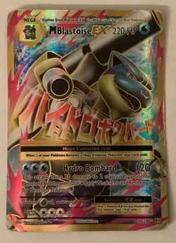 M Blastoise EX 102/108 Mega Full Art Ultra Rare XY Evolutions Pokemon Card - Image 1