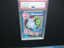 1999 Pokemon Burger King UnPerforated Nidoqueen card #31 Psa 9 Mint - Image 1