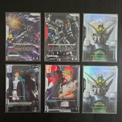 Gundam Card Game English 6 Bulk + LR+ C+ Cards Newtype Rising - Image 1