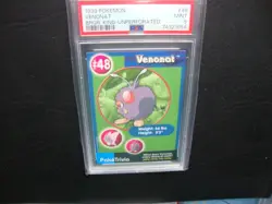 1999 Burger King Pokemon Venonat UnPerforated card #48 Psa 9 Mint - Image 1