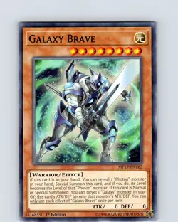 Yu-Gi-Oh TCG Galaxy Brave MP19-EN162 1st Edition Regular Common Card NM - Image 1