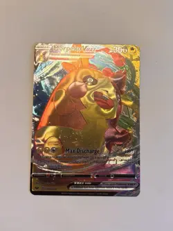 3D Fan Art Display Holo Foil Card Morpeko Vmax 080/202 NM - Image 3