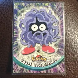 Tangela 114 - Topps Series 2 - TV Animation - Holo - Blue Logo - Pokemon Card - Image 1