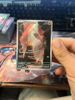 Pokemon TCG Charmander Scarlet Violet-151 Holo Card 168/165 - Image 2