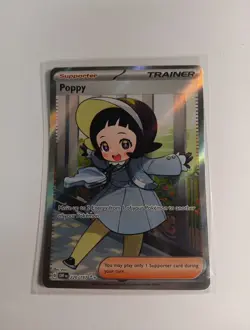 Pokemon TCG Poppy Sv03: Obsidian Flames Full Art Holo Ultra Rare Card 220/197 - Image 1