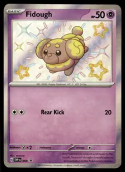 Pokemon TCG SV: Scarlet & Violet Promo Cards #069 Fidough NM - Image 1