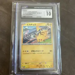 Pikachu - 197/SV-P 197/SV-P Sv-P Promotional Cards Regular (Japanese) Cgc 10 - Image 1