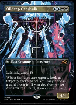 1x Oildeep Gearhulk (Borderless) - Aetherdrift - NM - MTG - Image 1