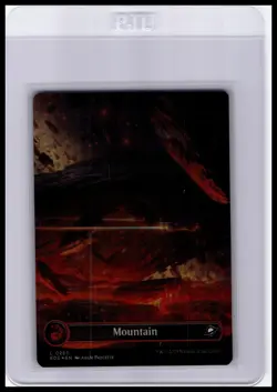 Edge of Eternities #265 Mountain (Borderless) Foil - Image 1