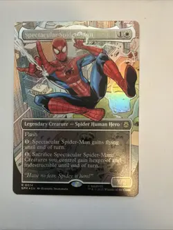 Spectacular Spider-Man (Borderless) Marvel's Spider-Man Foil SPM 0014 - Image 1