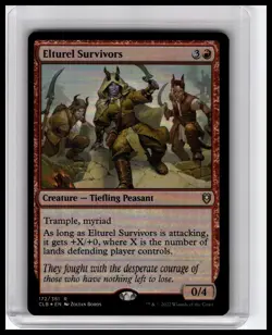 Commander Legends: Battle for Baldur's Gate #172 Elturel Survivors Foil - Image 1