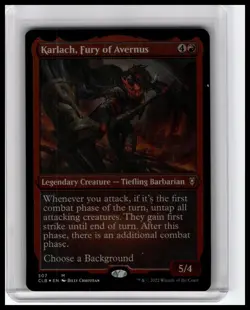 Battle for Baldur's Gate #507 Karlach, Fury of Avernus (Foil Etched) - Image 1
