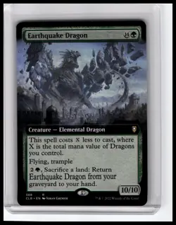 Battle for Baldur's Gate #588 Earthquake Dragon (Extended Art) - Image 1