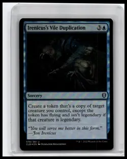 Commander Legends: Battle for Baldur's Gate #78 Irenicus's Vile Duplication Foil - Image 1