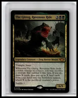 Outlaws of Thunder Junction #206 The Gitrog, Ravenous Ride Foil - Image 1