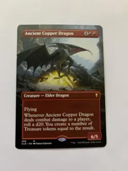 Commander Legends Battle for Baldur's Gate 368 Ancient Copper Dragon Borderless - Image 1